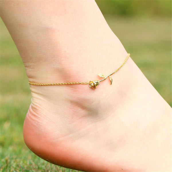 Delicate Love Rose Bracelet/Anklet